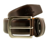 Romeo Gigli  Dark Brown Leather Adjustable Mens Belt