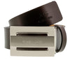 Romeo Gigli  Dark Brown Leather Adjustable Mens Belt