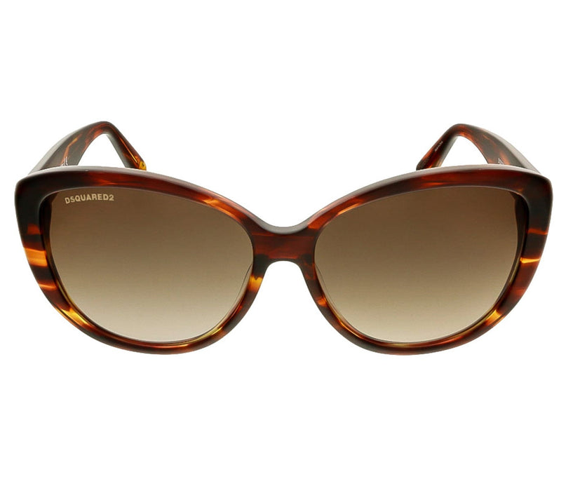 Dsquared DQ0128/S 71P Havana Cat Eye Sunglasses