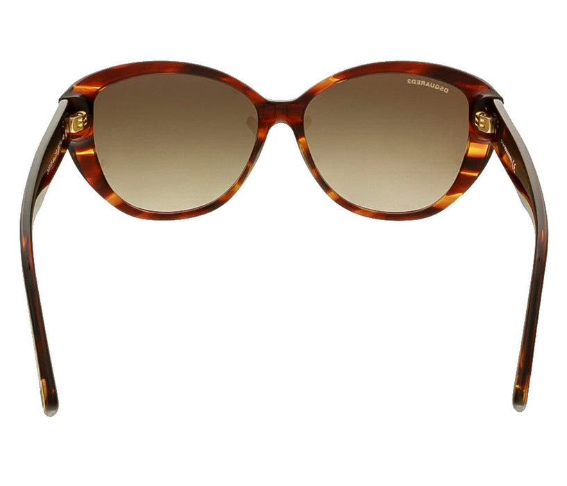 Dsquared DQ0128/S 71P Havana Cat Eye Sunglasses
