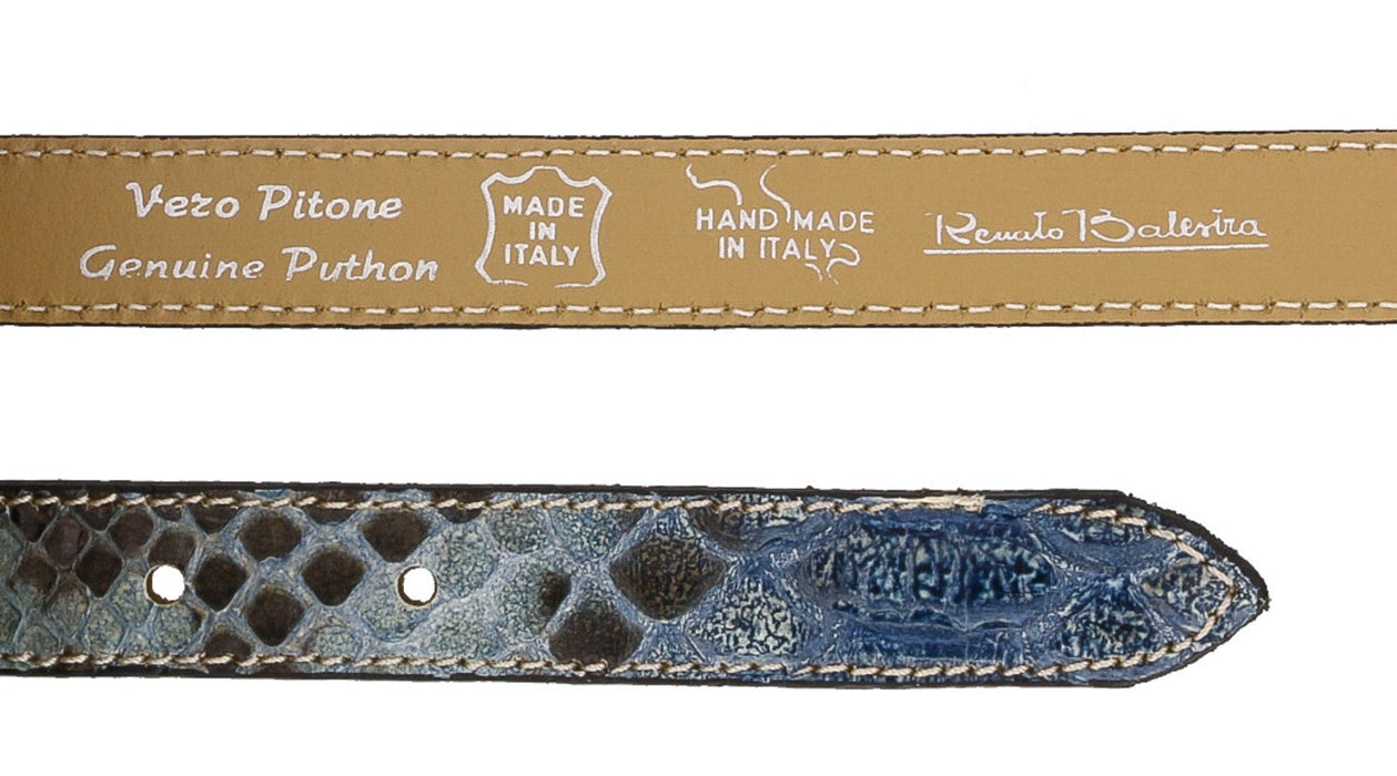 Renato Balestra Calamaria Python Leather Womens Belt