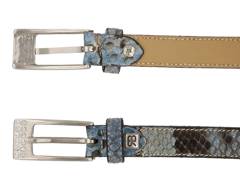 Renato Balestra Calamaria Python Leather Womens Belt