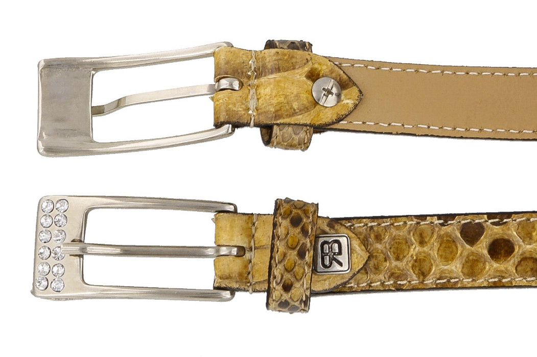 Renato Balestra Calamaria Python Leather Womens Belt
