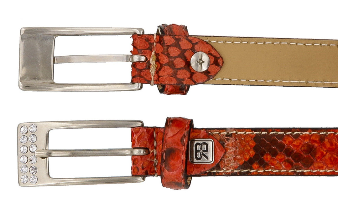 Renato Balestra Calamaria Python Leather Womens Belt