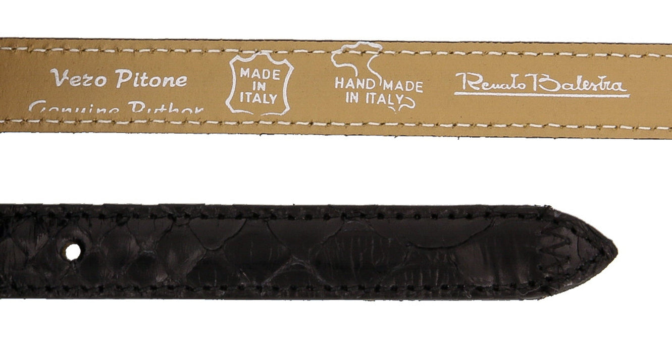 Renato Balestra Calamaria Python Leather Womens Belt