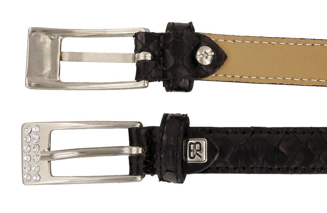 Renato Balestra Calamaria Python Leather Womens Belt