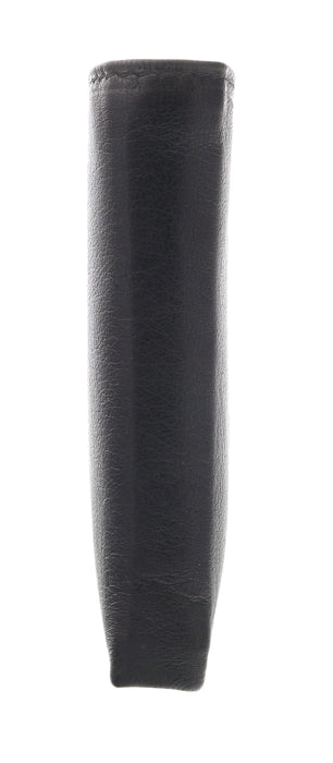 Luciano Barbera CLUB SASA NERO Black Leather Wallet