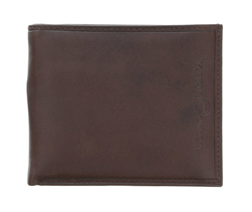 Luciano Barbera CLUB SASA MORO Brown Leather Wallet