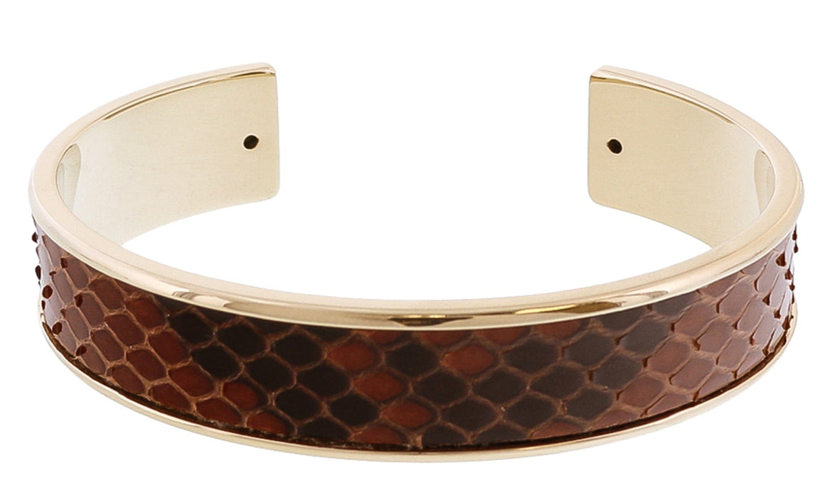 Stamerra MEMAN PITTONE MR Brown Genuine Python Bracelet