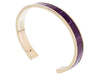 Stamerra PICCOLO CROCCO VIO Purple Genuine Crocodile Bracelet