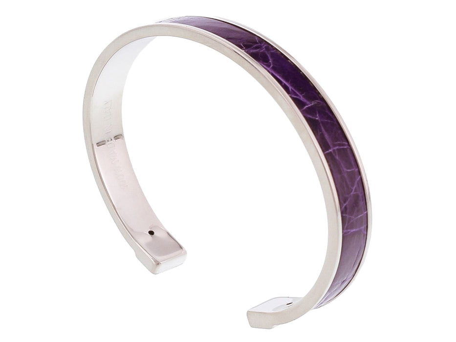 Stamerra PICCOLO CROCCO PUR Purple Genuine Crocodile Bracelet