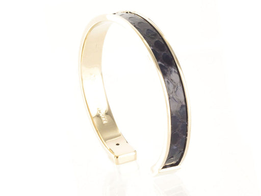 Stamerra PICCOLO PITTONE MAR Navy Blue Genuine Python Bracelet