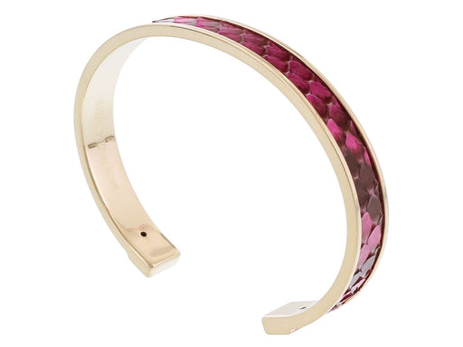 Stamerra PICCOLO PITTONE FU Fuschia Genuine Python Bracelet