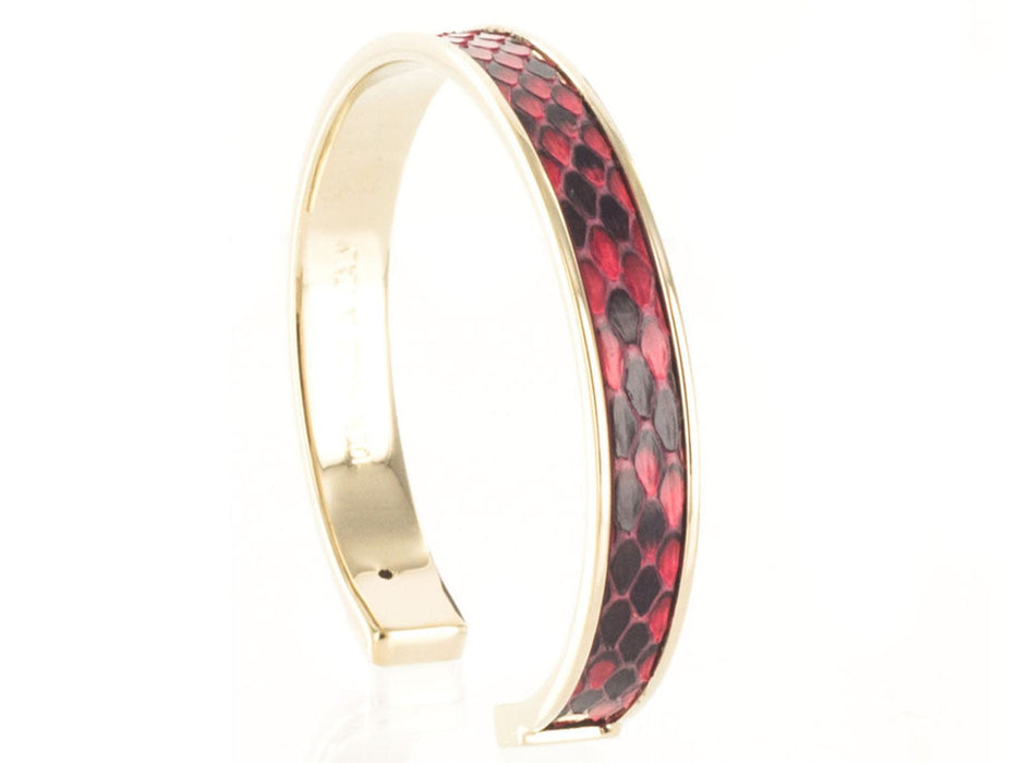 Stamerra PICCOLO PITTONE RO Red Genuine Python Bracelet