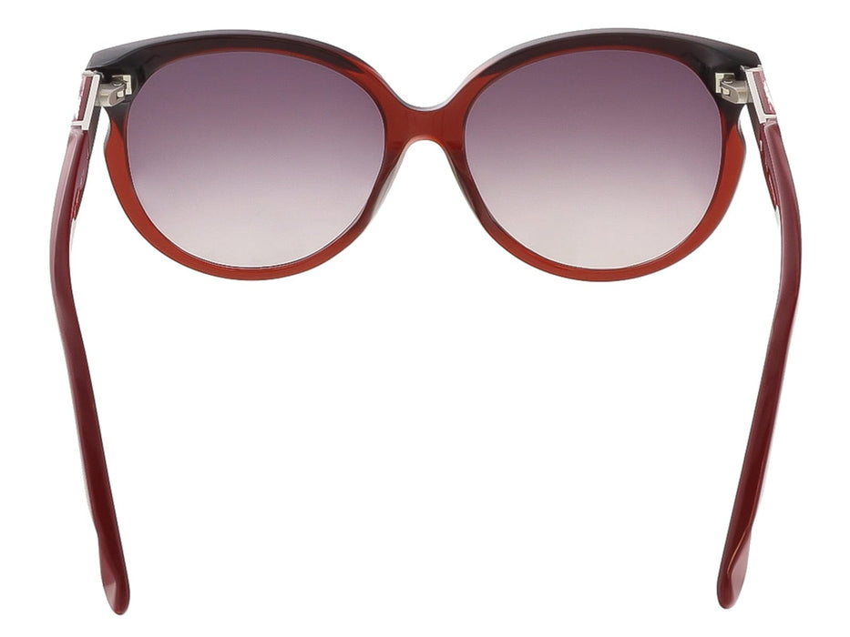 Swarovski SK0081/S 71T Shaded Burgundy/Pearl Burgundy Round sunglasses