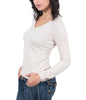 Real Cashmere Beige V-Neck Cashmere Blend WomensSweater