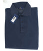 Cotton-Modal Blend Polo Big Mens Navy Blue Sweater by Real Cashmere