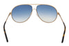 Tom Ford FT0450 28P CLIFF Gold Aviator Sunglasses