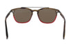 Ermenegildo Zegna EZ0044/S 65J Burgundy Square Sunglasses