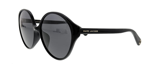 Marc Jacobs MARC366FS 807 Black Round Sunglasses