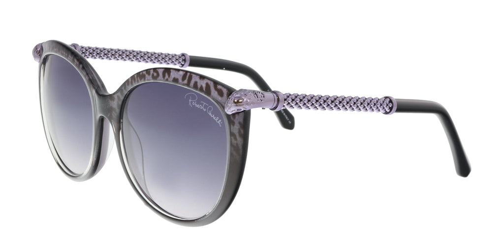 Roberto Cavalli  Purple/Black Round Sunglasses