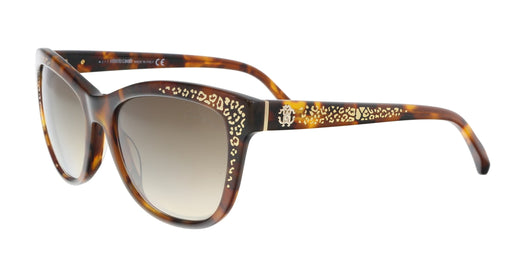 Roberto Cavalli RC991S 52G TSZE Dark Havana Square Sunglasses