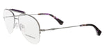 Emporio Armani EA1020 3010 Silver/Purple Oval Optical Frames