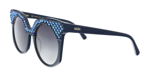 MCM MCM643SR 424 Blue Round Sunglasses