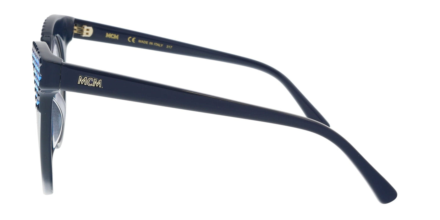 MCM MCM643SR 424 Blue Round Sunglasses