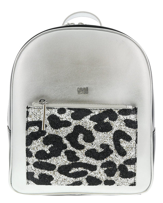 Roberto Cavalli GQLPAO G25 Silver/Black Milano Rmx 003 Backpack
