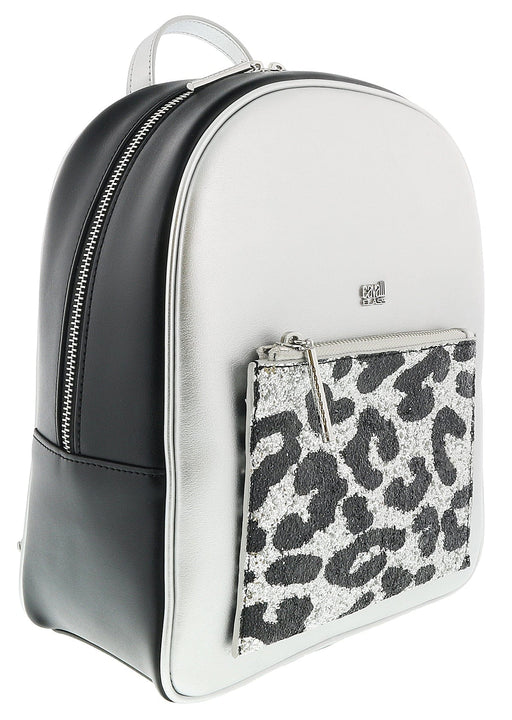 Roberto Cavalli GQLPAO G25 Silver/Black Milano Rmx 003 Backpack