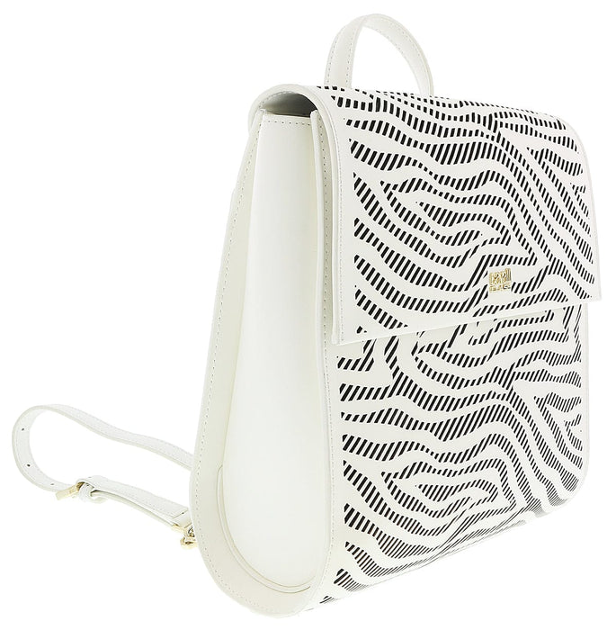 Roberto Cavalli GQLPA2 B20 White/Black Audrey 004 Backpack