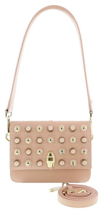 Roberto Cavalli  Class Milano Rmx 0 Nude Medium Shoulder Bag