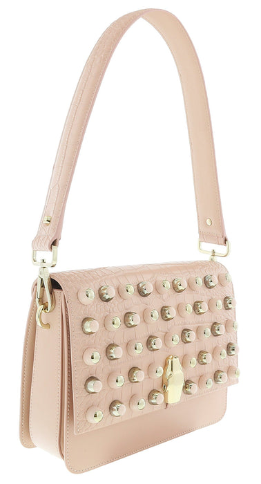 Roberto Cavalli Milano Rmx 00 Nude Large Shoulder Bag