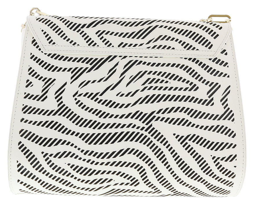 Roberto Cavalli GQLPAZ B20 White/Black Audrey 001 Small Shoulder Bag