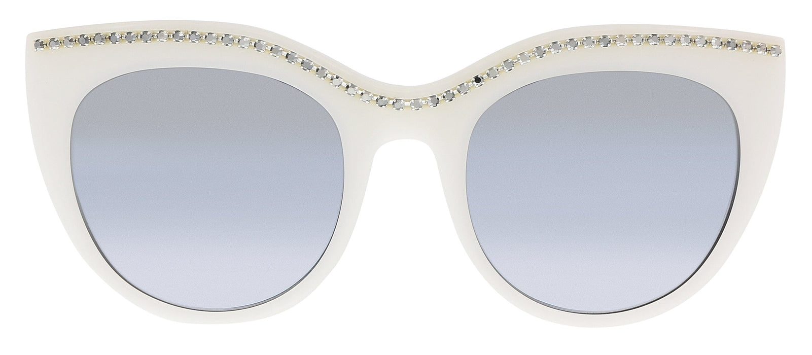 Juicy Couture JU595/S 0VK6/GO White Cat Eye Sunglasses