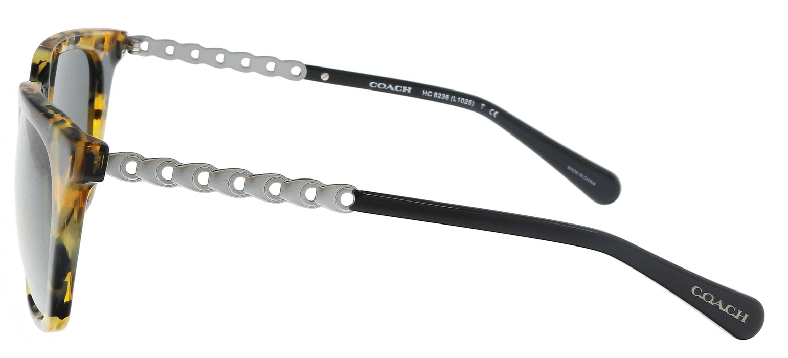 Coach HC8236 538887 Honey Mosia Rectangle Sunglasses