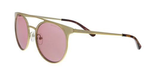 Michael Kors MK1030 116884 Shiny Pale Gold Round Sunglasses