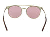 Michael Kors MK1030 116884 Shiny Pale Gold Round Sunglasses