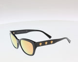Versace  Black Oval Sunglasses