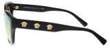 Versace VE4343 GB1/2Y Black Oval Sunglasses