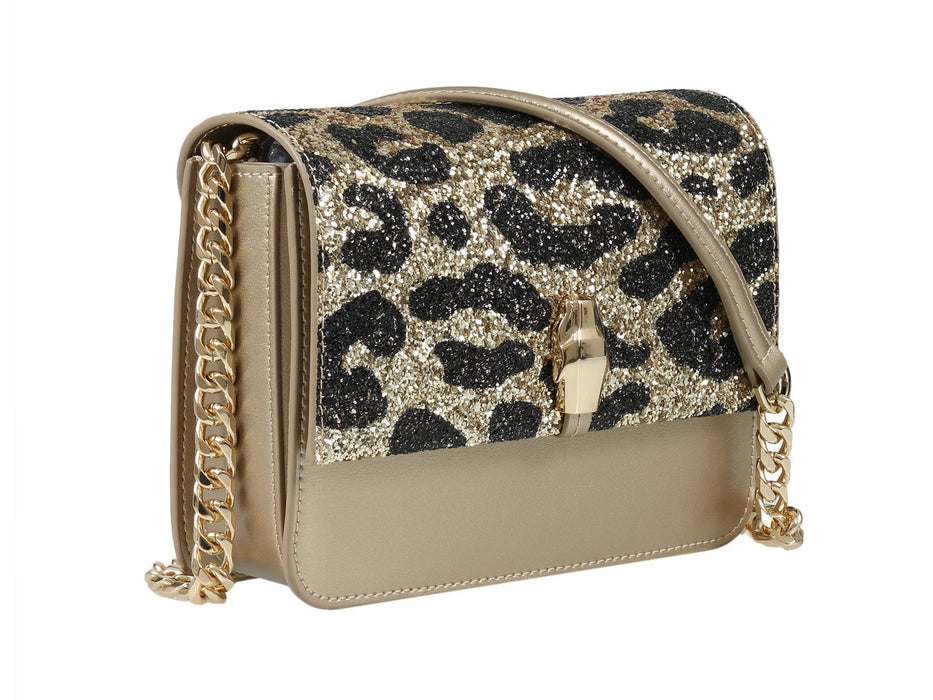 Roberto Cavalli Class GWLPCE D61 Milano Rmx 0 Beige/Gold Medium Shoulder Bag