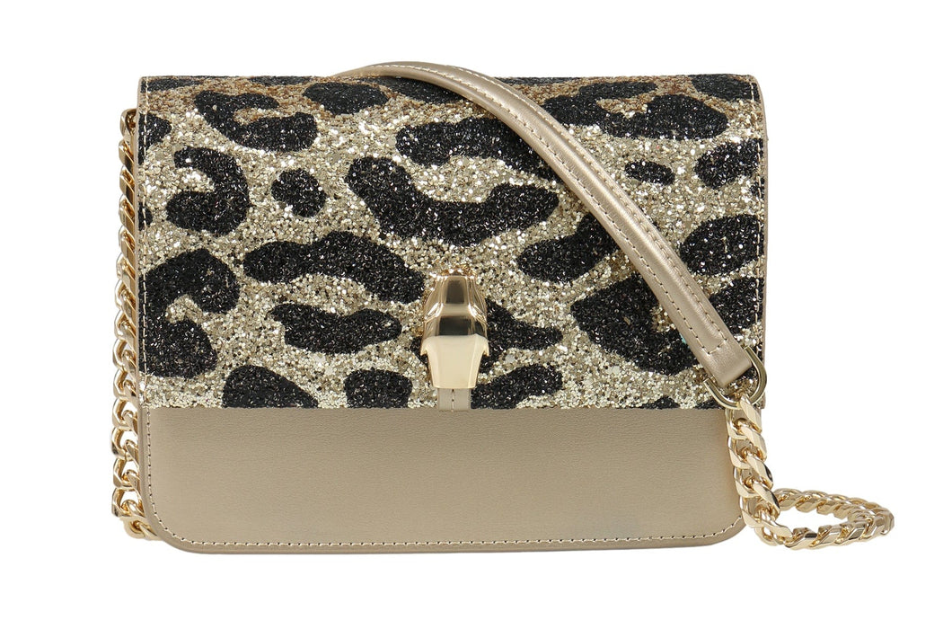 Roberto Cavalli Class GWLPCE D61 Milano Rmx 0 Beige/Gold Medium Shoulder Bag