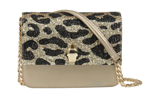 Roberto Cavalli Class GWLPCE D61 Milano Rmx 0 Beige/Gold Medium Shoulder Bag