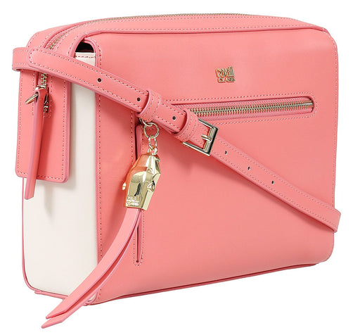 Roberto Cavalli Class GWLPD5 T35 Brigitte 0 Peach/Ivory Medium Shoulder Bag