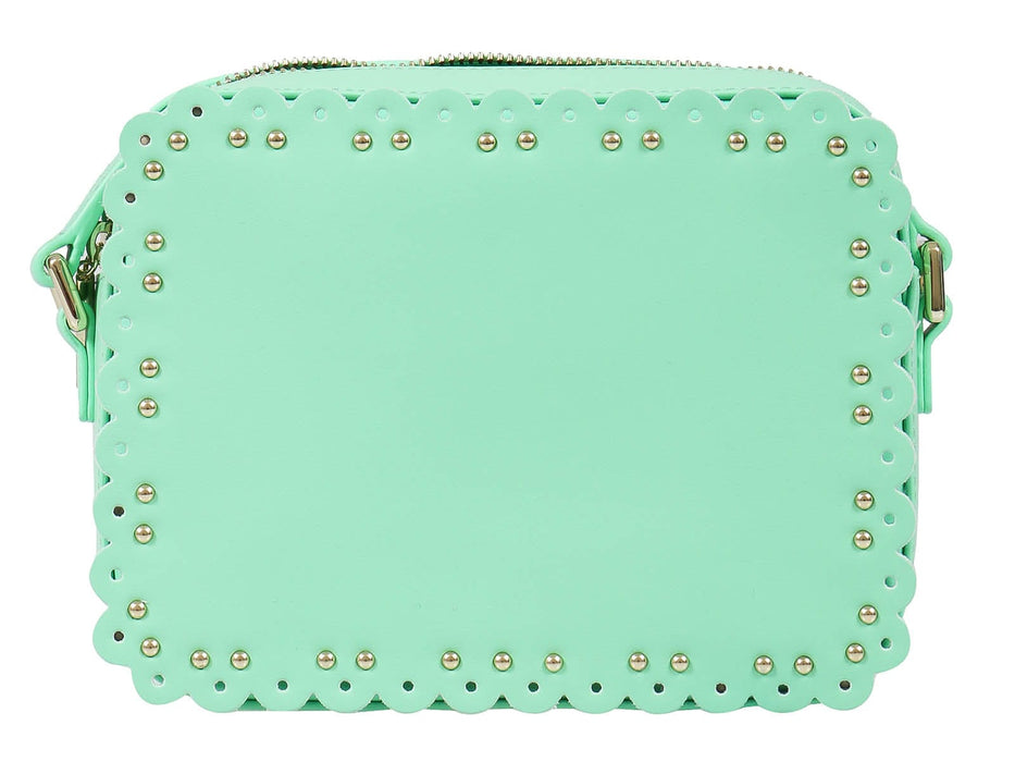 Roberto Cavalli Class GWLPEY 270 Leolace 002 Mint Small Shoulder Bag