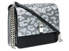 Roberto Cavalli Class GWLPCF B13 Milano Rmx 00 Black/ Silver Large Shoulder Bag