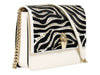 Roberto Cavalli Class GWLPCN 010 Milano Rmx 01 Black/White Large Shoulder Bag