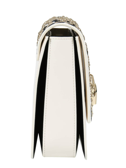 Roberto Cavalli Class GWLPCN 010 Milano Rmx 01 Black/White Large Shoulder Bag