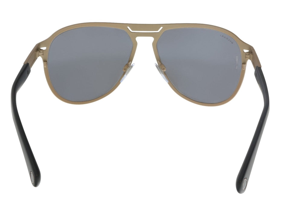 Bulgari BV5043TK 200681 Matte Gold Plated Aviator Sunglasses